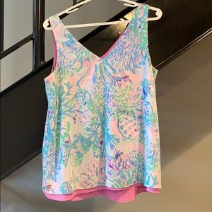 Lilly Pulitzer Florin Silk Tank